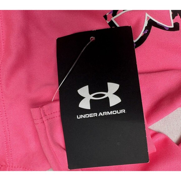 Under Armour Baby Infant Girls 0/3 Months Pink Top Black Legging Set Outfit New - Picture 8 of 8